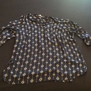 Plus Size Blue Blouse